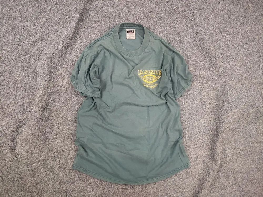 Harley Davidson Vintage 90s Harley Davidson Tultex Fastside Logo T Shirt Tee Size US M / EU 48-50 / 2 - 1 Thumbnail