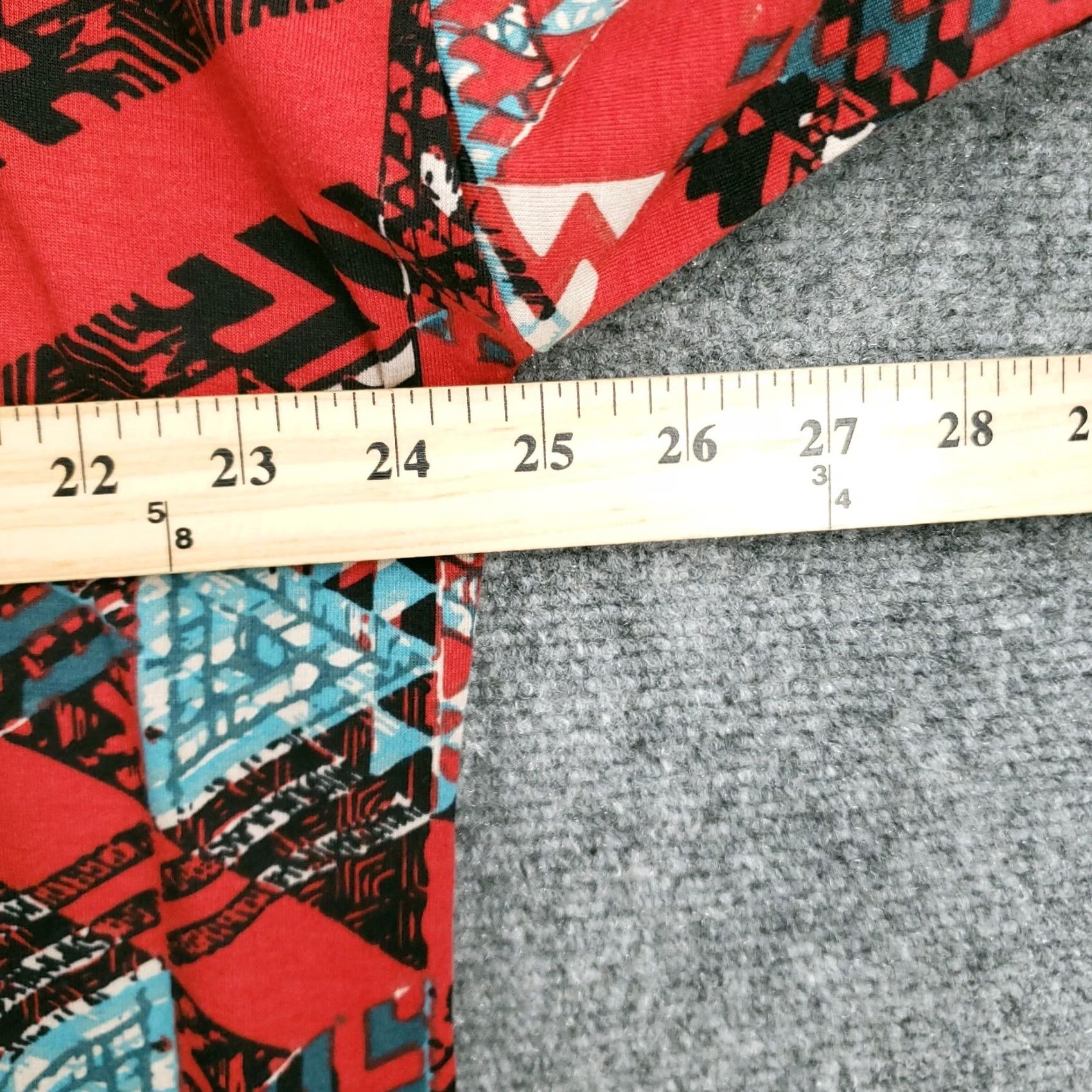 Vintage LuLaRoe Shirt Womens S Red Irma Simply Comfortable Tunic Floral Low Size S / US 4 / IT 40 - 5 Thumbnail