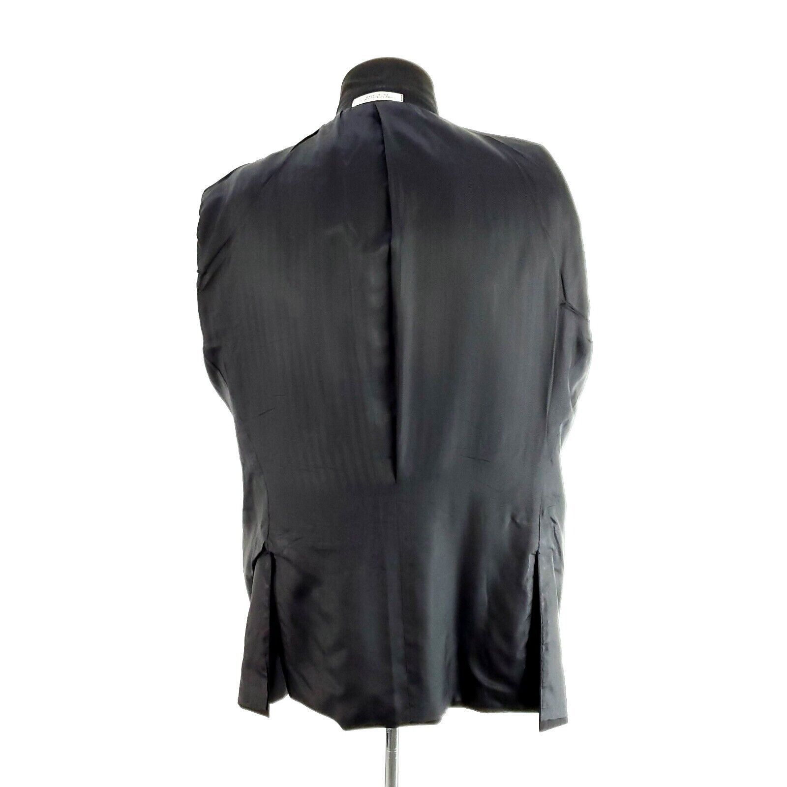 Joseph Abboud Joseph Abboud Vaticana Marlane Super 120s Wool Blazer 48R Bl Size 48R - 11 Thumbnail