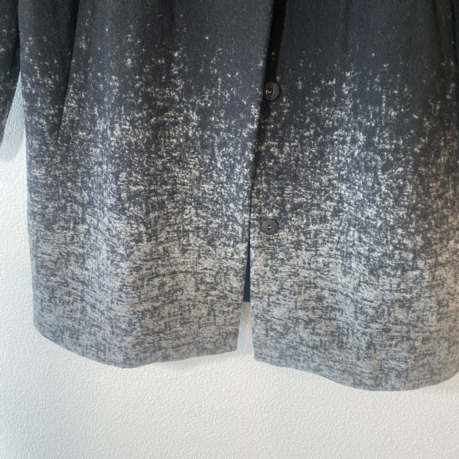 Eileen Fisher Eileen Fischer Women's Italian Wool Snap Button Coat - M Size M / US 6-8 / IT 42-44 - 5 Thumbnail