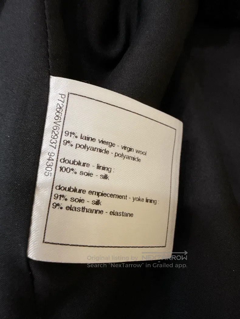 Chanel Chanel Xiaoxiangfeng black soft tweed waist hollow slim sk Size 24" / US 00 / IT 34 - 7 Thumbnail