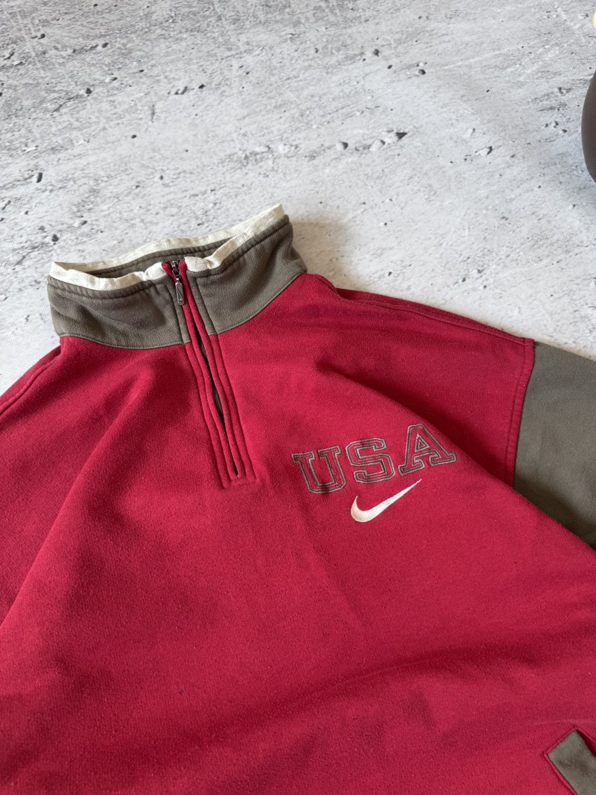 Nike × Vintage NIKE USA VINTAGE 00s OVERSIZE BAGGY SWEATSHIRT CENTER LOGO Size US L / EU 52-54 / 3 - 4 Thumbnail