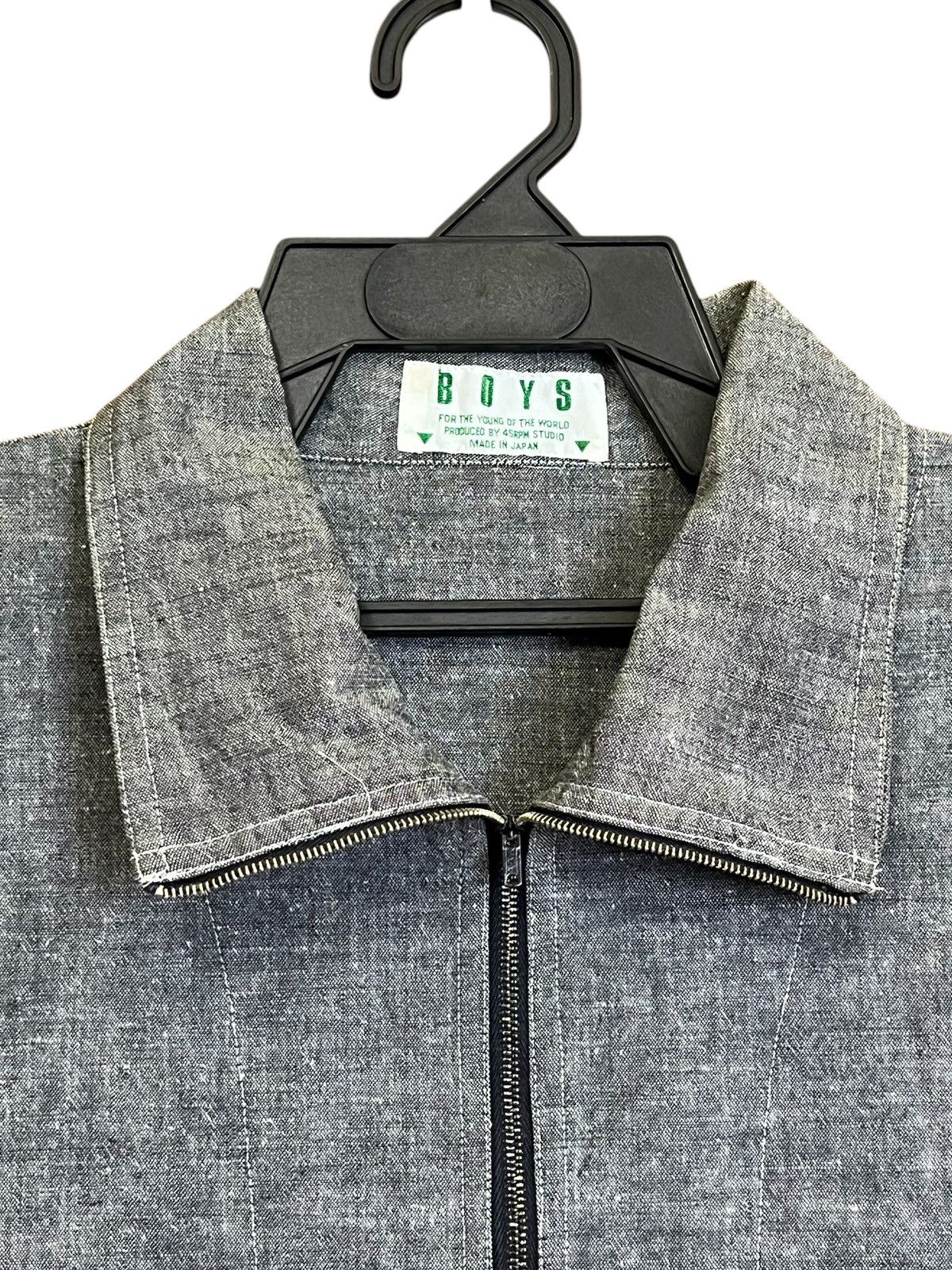 45rpm Vintage “BOYS by 45 RPM STUDIO”half zipper shirt Size US L / EU 52-54 / 3 - 3 Thumbnail