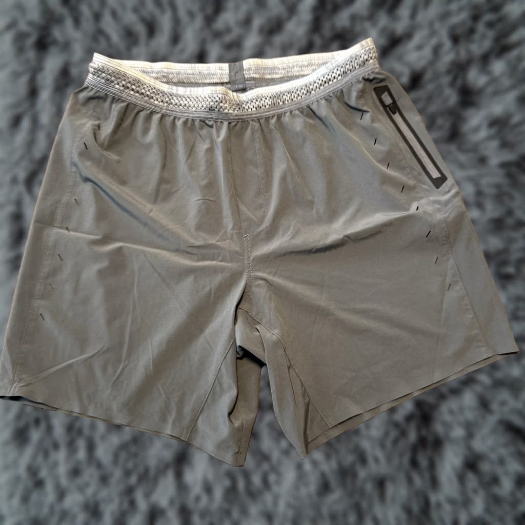 Ten Thousand Ten Thousand Shorts Mens Large Gray The Session Workout Running Gym 7" Inseam Size US 33 - 1 Thumbnail