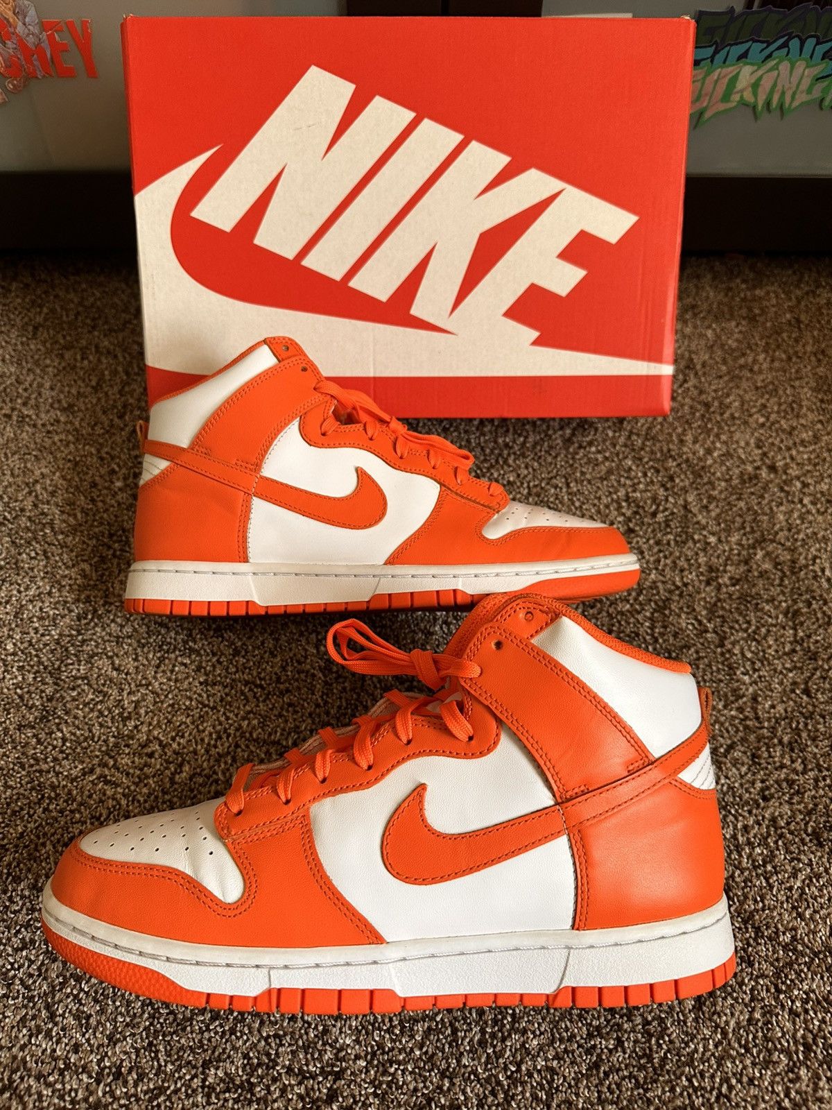Nike Nike Retro Dunk Hi Syracuse Size US 9.5 / EU 42-43 - 3 Thumbnail