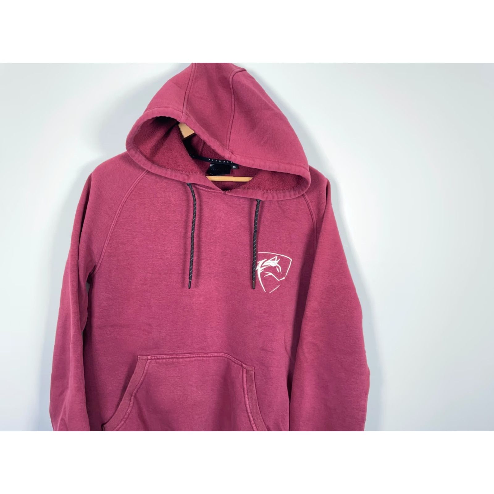 Vintage VINTAGE Alphalete Hoodie Shirt Adult Medium Red Gym Sports Logo Embroidered Pullover Sweatshirt 2016 Mens Sweatshirt Size US M / EU 48-50 / 2 - 4 Thumbnail