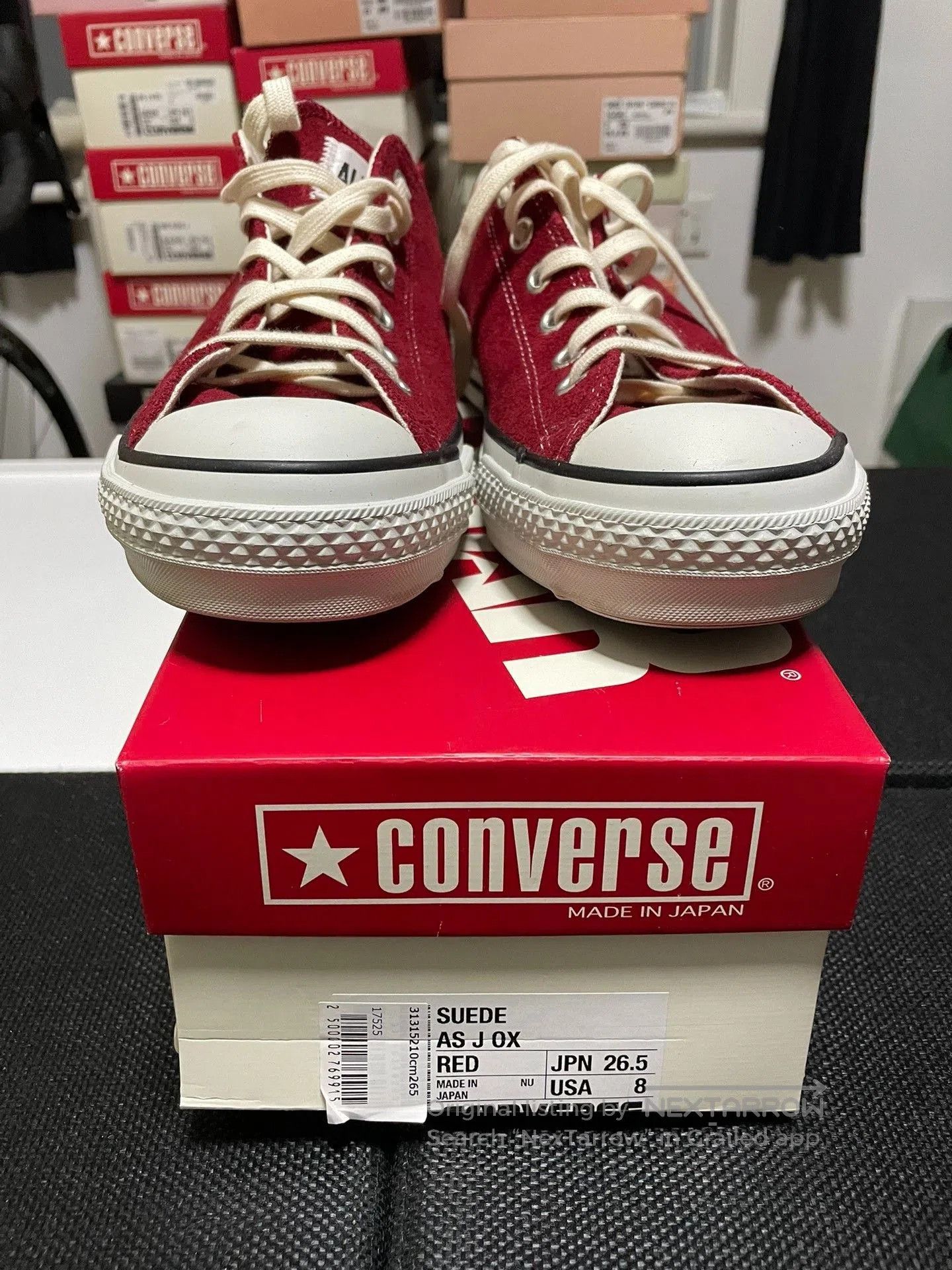 Converse 1980s Red Suede Converse All Star J. Size US 8 / EU 41 - 6 Thumbnail