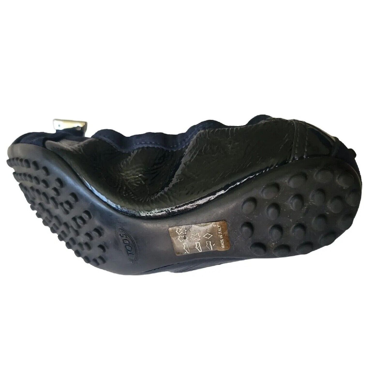 Tod's TOD'S Womens Blue Suede Ballerina Flat Shoes Size EU 35.5 Size US 5.5 / IT 35.5 - 7 Thumbnail