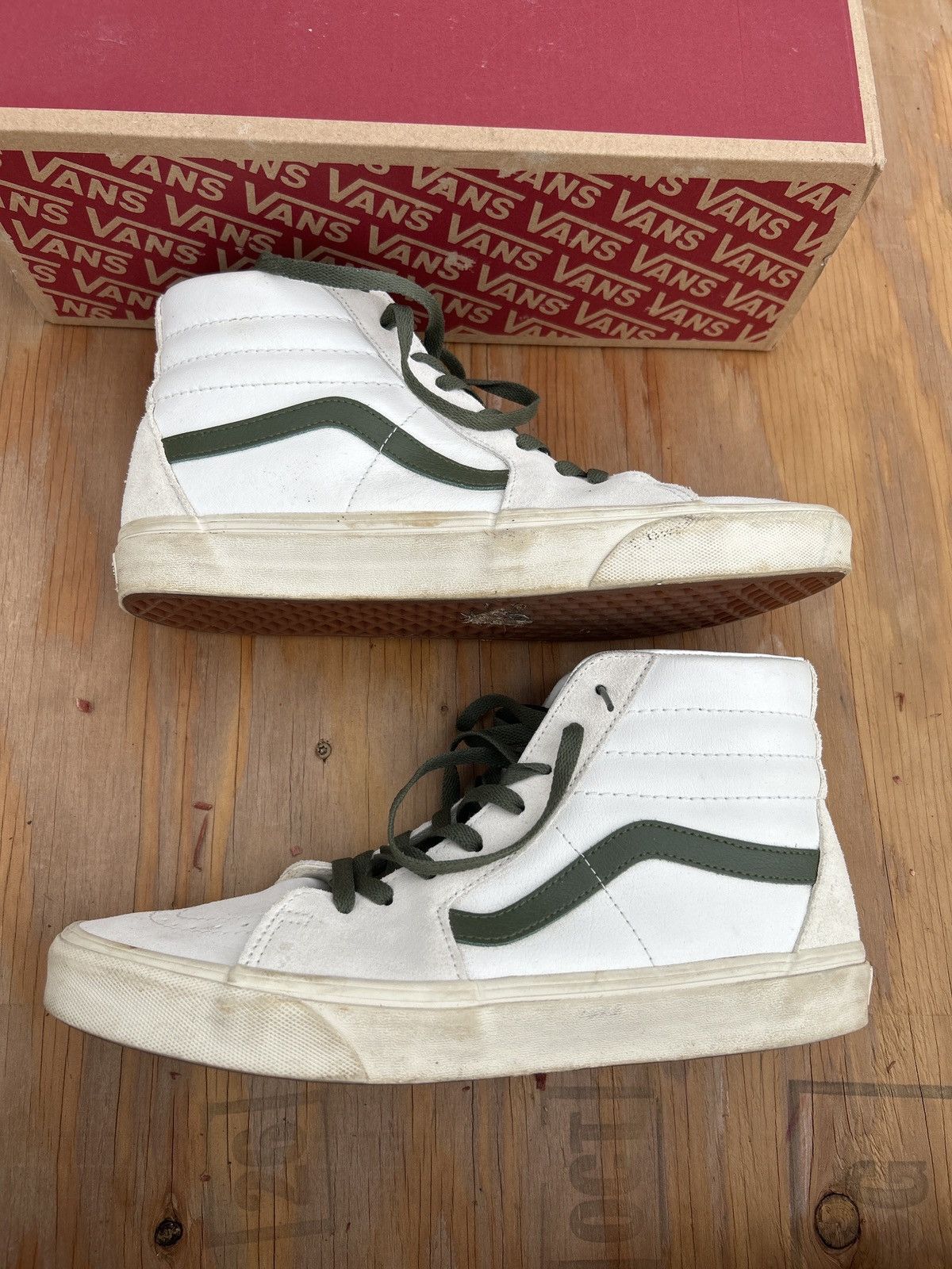 Vans Sk8-hi vintage pop marshmallow Size US 11 / EU 44 - 1 Thumbnail