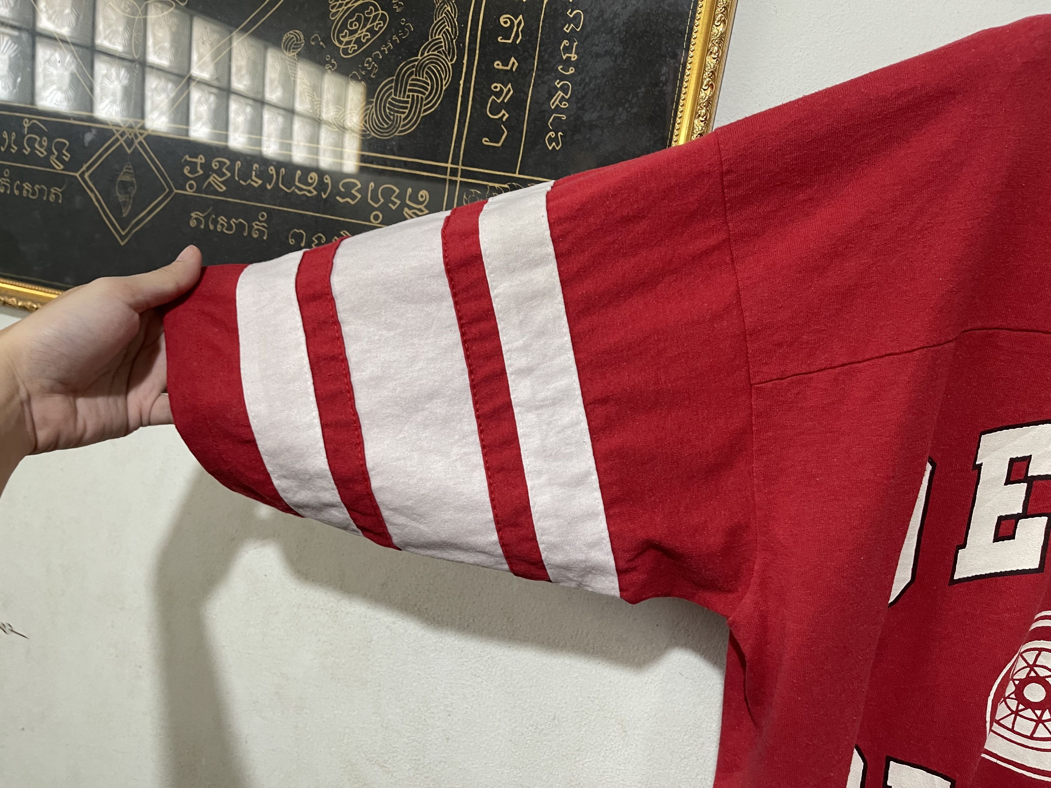 NFL × Red Wing × Vintage Vintage 90s Detroit Red Wings Jersey Size US XL / EU 56 / 4 - 3 Thumbnail