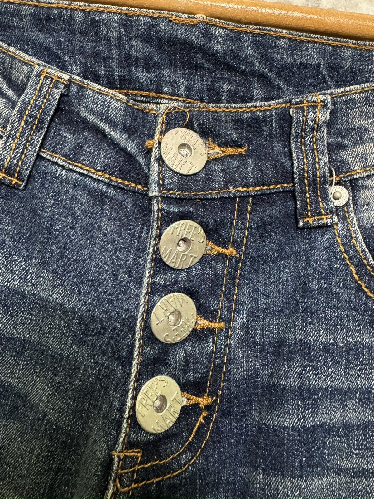 Hysteric Glamour Vintage Free’s Mart Bootcut Flare Acid Washed Jeans Size US 27 - 8 Thumbnail