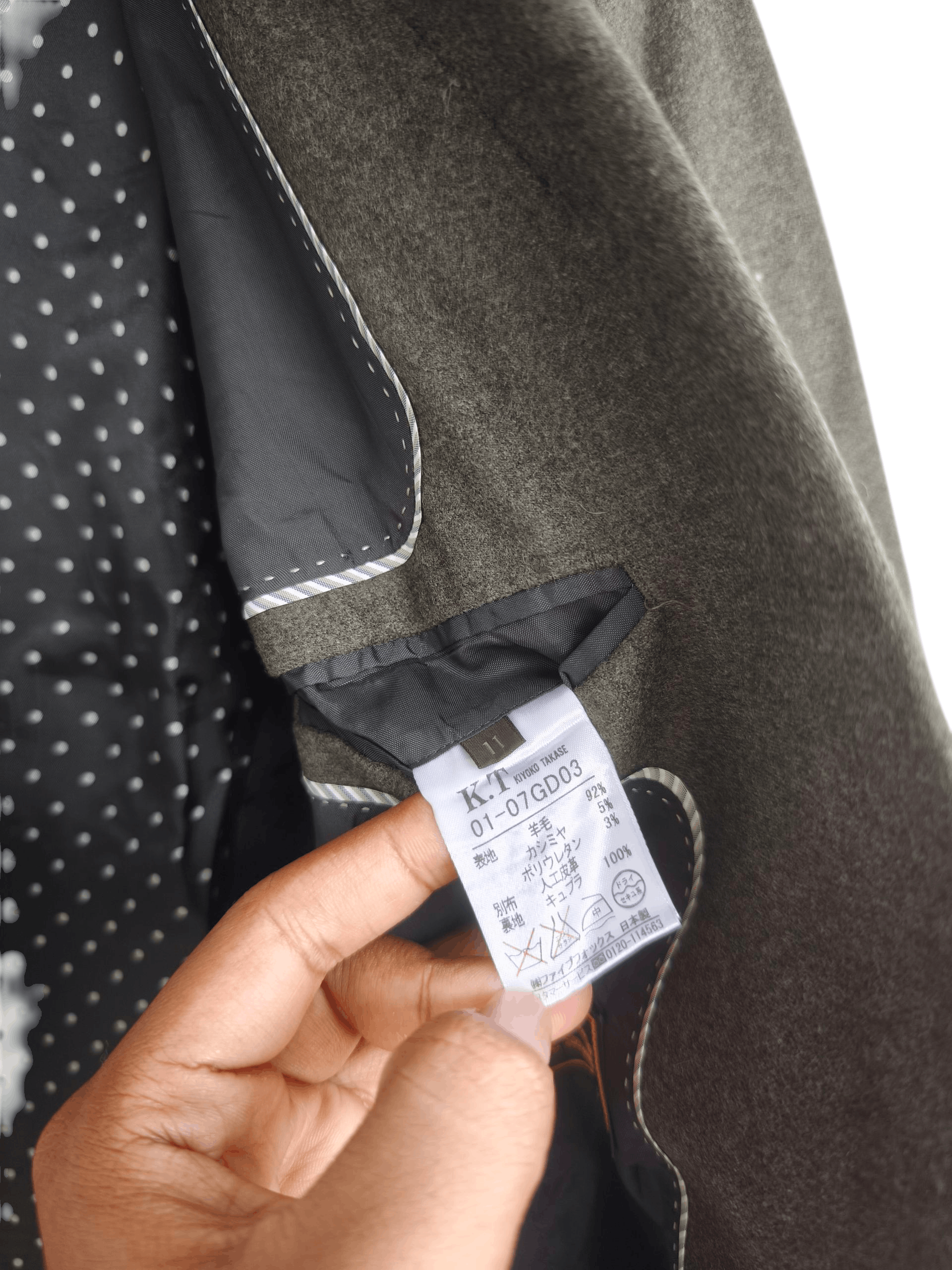 Loro Piana Kiyoko Takase x Loro Piana wool blazer Size M / US 6-8 / IT 42-44 - 9 Thumbnail