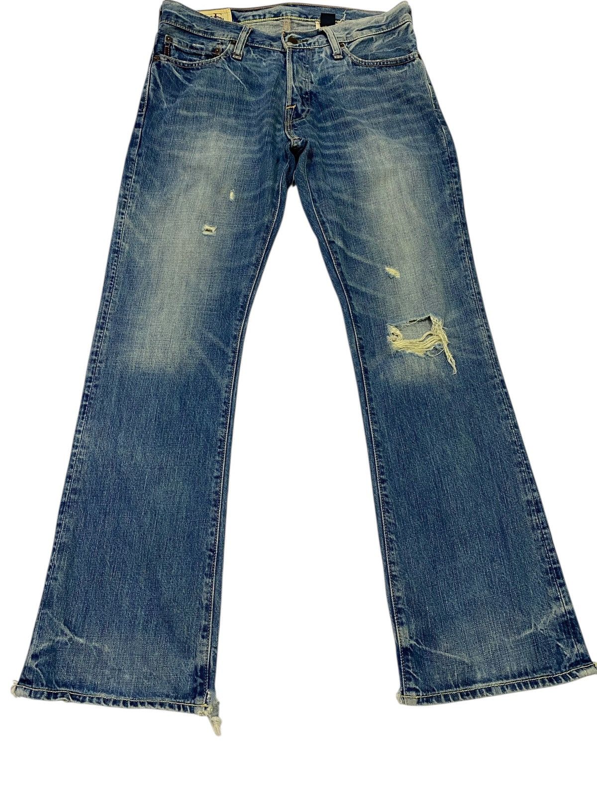 Abercrombie & Fitch Japanese brand x tornado mart style flare jeans Size US 34 / EU 50 - 4 Thumbnail