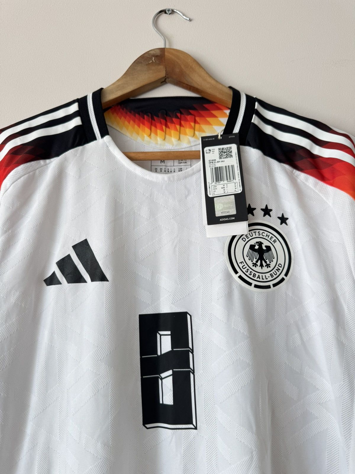 Adidas Kroos #8 Germany 2023-2024 Player Issue Home Soccer Jersey Size US M / EU 48-50 / 2 - 10 Thumbnail