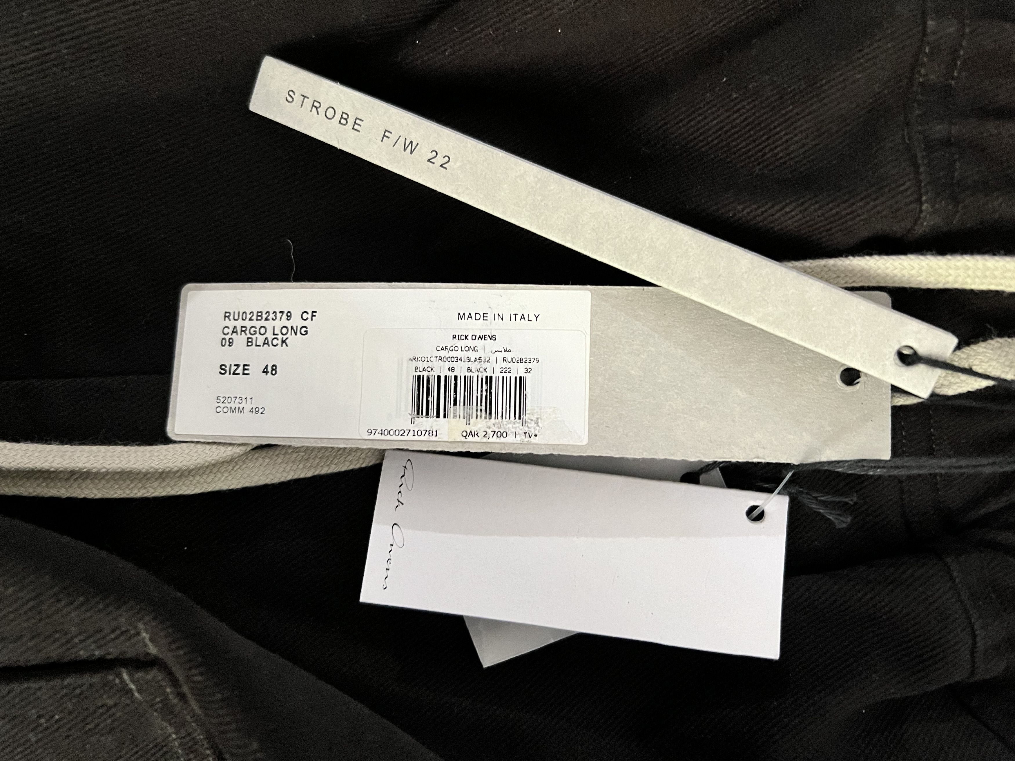 Rick Owens Rick Owens Strobe Cargo Pants Size US 32 / EU 48 - 12 Thumbnail