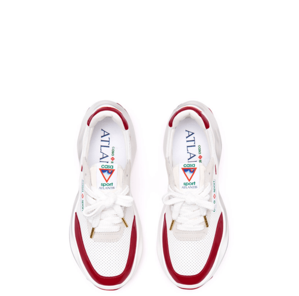 Casablanca o1y0526 Low-Top Sneakers in Red/White Size US 12.5 / EU 45-46 - 2 Thumbnail