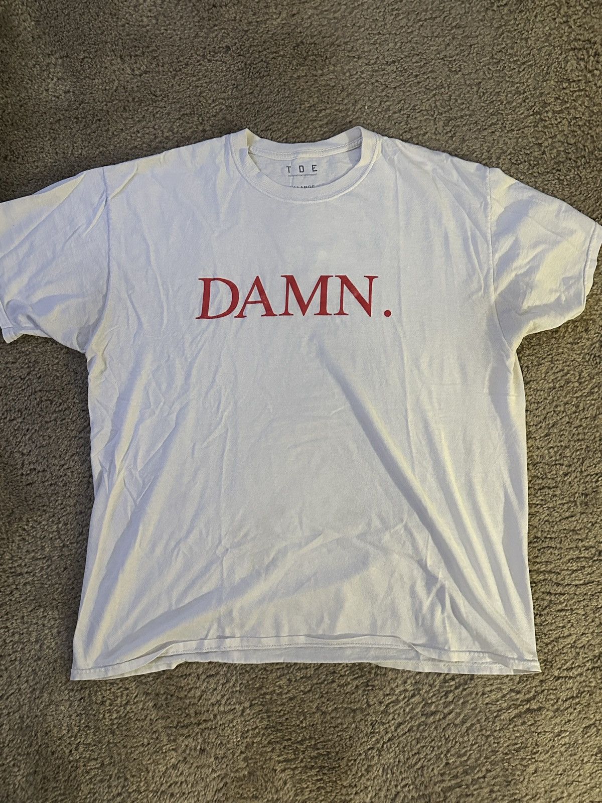 Actual Fact Kendrick Lamar Damn Bianco Hip Hop Rap Maglietta - Foto 6