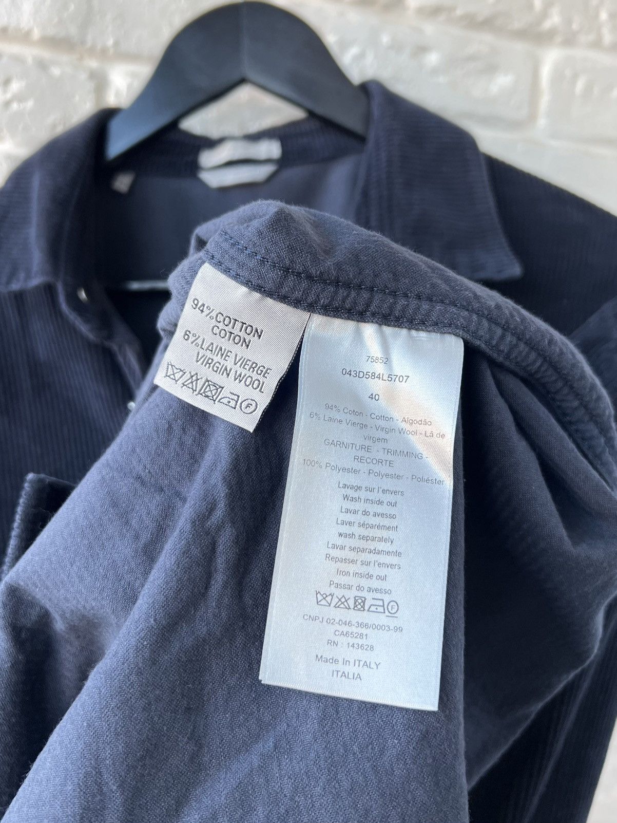 Dior Christian Dior Couture Corduroy Patch Shirt Jacket Size US M / EU 48-50 / 2 - 9 Thumbnail