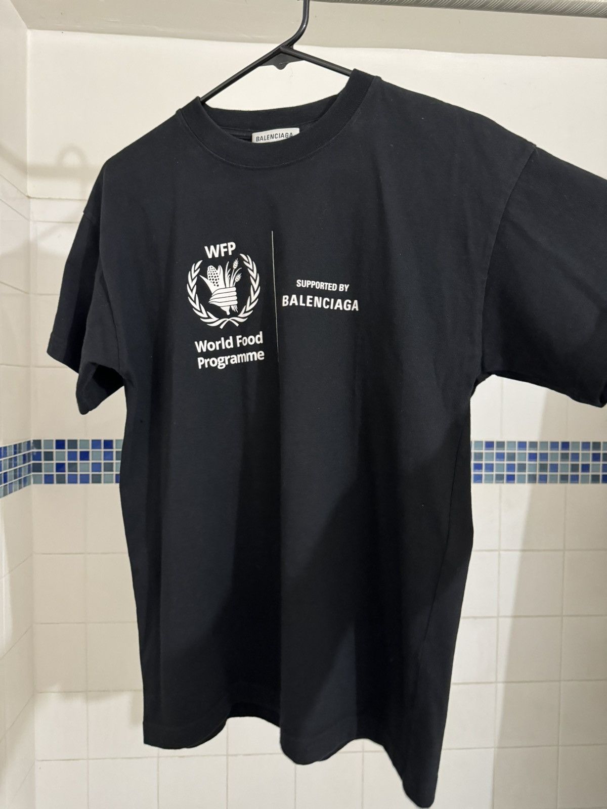 balenciaga world food programme tee