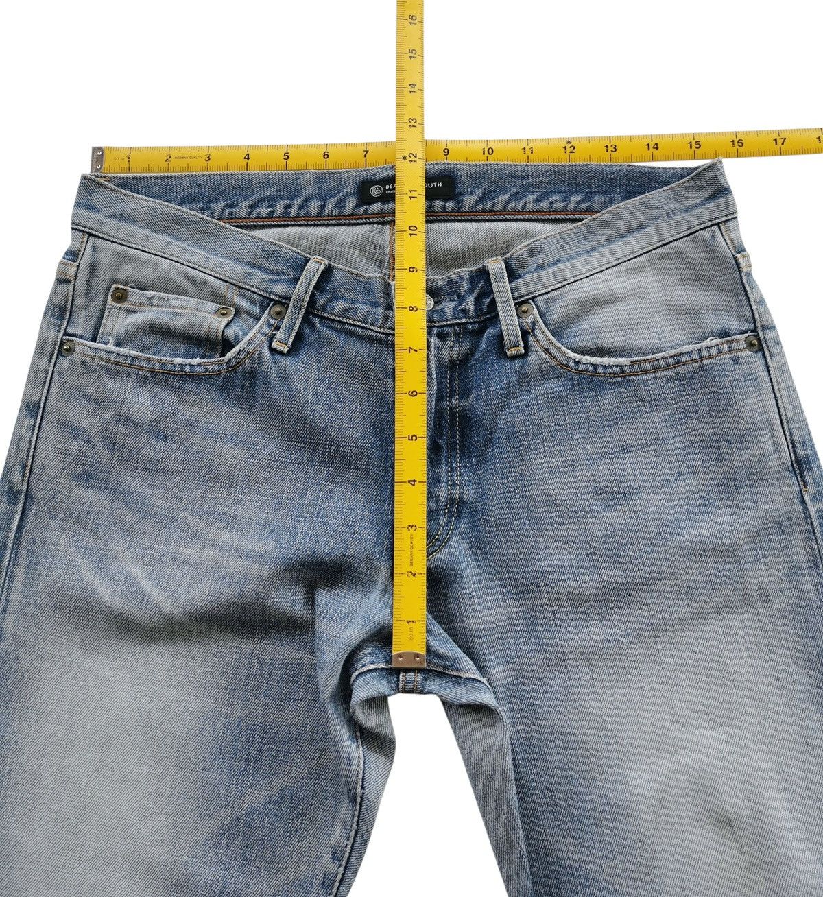 BEAUTY&YOUTH Japanese Brand Beauty Youth United Arrows Denim Jeans Size US 31 - 8 Thumbnail