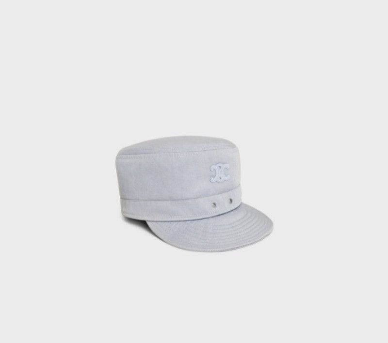 Celine o1bcso1str0225 2AUN7968P Size: OS / Cap / Hat in Pearl Grey Size ONE SIZE - 1 Preview