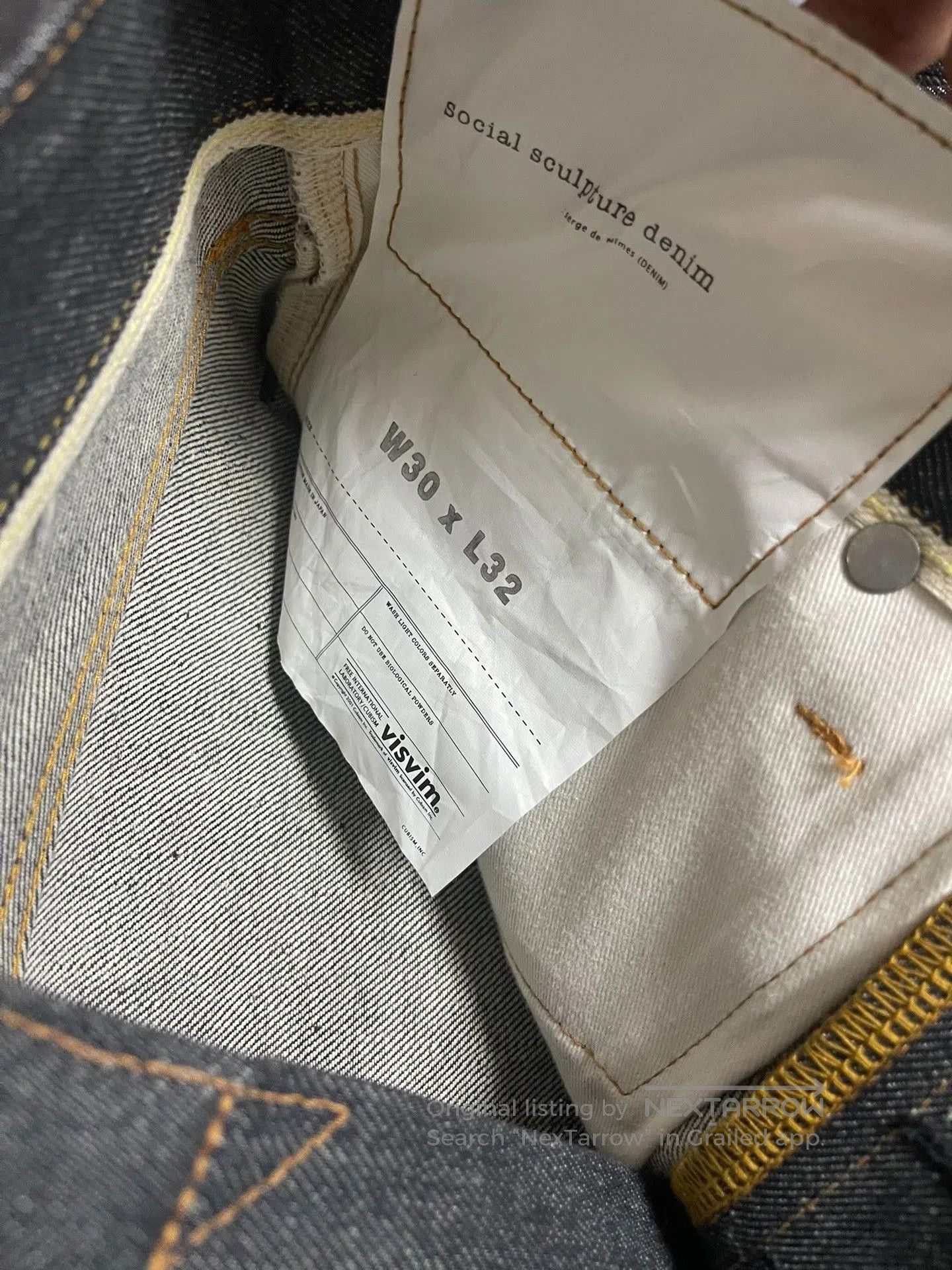 Visvim visvim Social Sculpture 20 Jean. Size US 30 / EU 46 - 4 Thumbnail