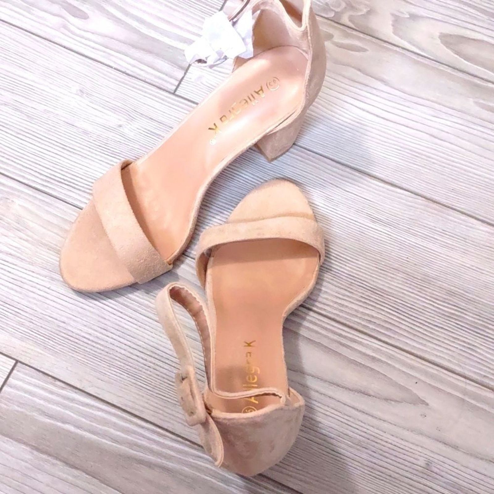 Other (44-3216) Allegra K Women's High Chunky Sandals Sz 8.5 Size US 8.5 / IT 38.5 - 4 Thumbnail