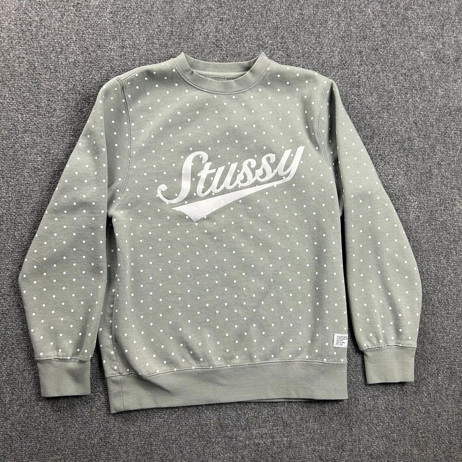 Stussy Stussy Sweatshirt Mens Small Polka Dots Crew Neck Cotton Size US S / EU 44-46 / 1 - 1 Thumbnail