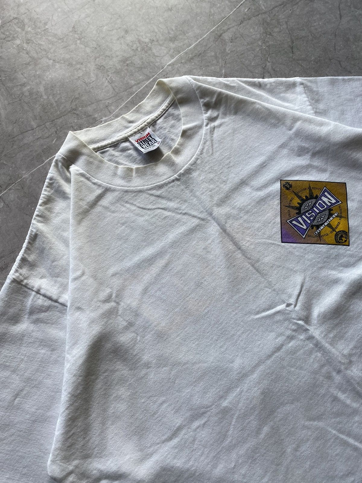 Vision Streetwear 🇺🇸Vintage 1990 Vision Streetwear T-Shirt Made in USA Big Logo Size US XL / EU 56 / 4 - 13 Thumbnail