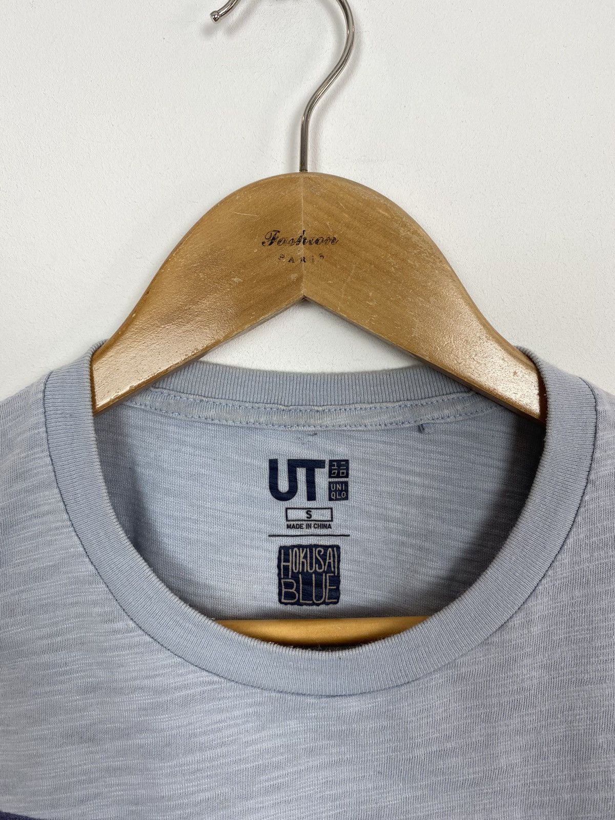 Uniqlo Uniqlo & Hokusai Blue Short Sleeve T-Shirt Men’s Size Small Size US S / EU 44-46 / 1 - 4 Thumbnail