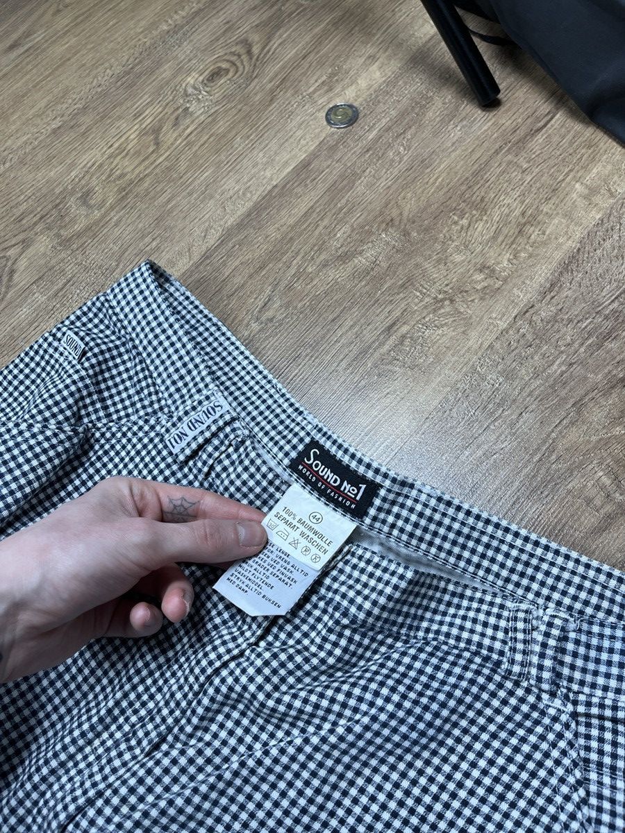 Japanese Brand × Vintage ➕ vintage shepherd check pattern vintage trousers Size US 32 / EU 48 - 4 Thumbnail