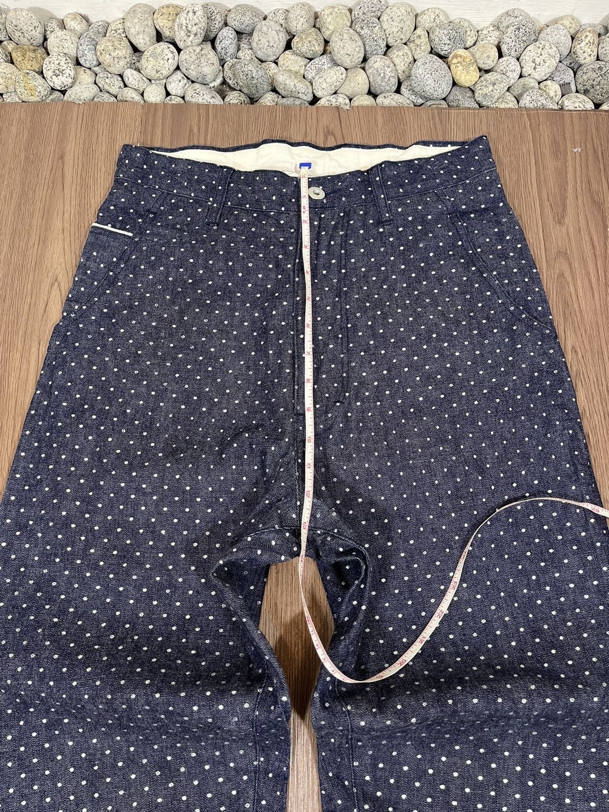 Designer × Japanese Brand Ichilu Design Labo Japan Polkadot Buckleback Pants Size US 29 - 13 Thumbnail