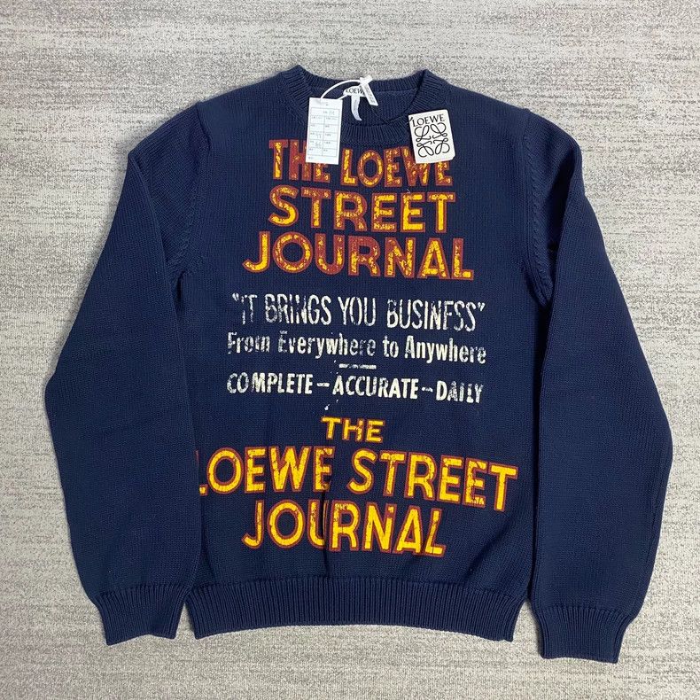 Loewe Loewe Street Journal Knit Sweater - dmc Size US M / EU 48-50 / 2 - 1 Thumbnail