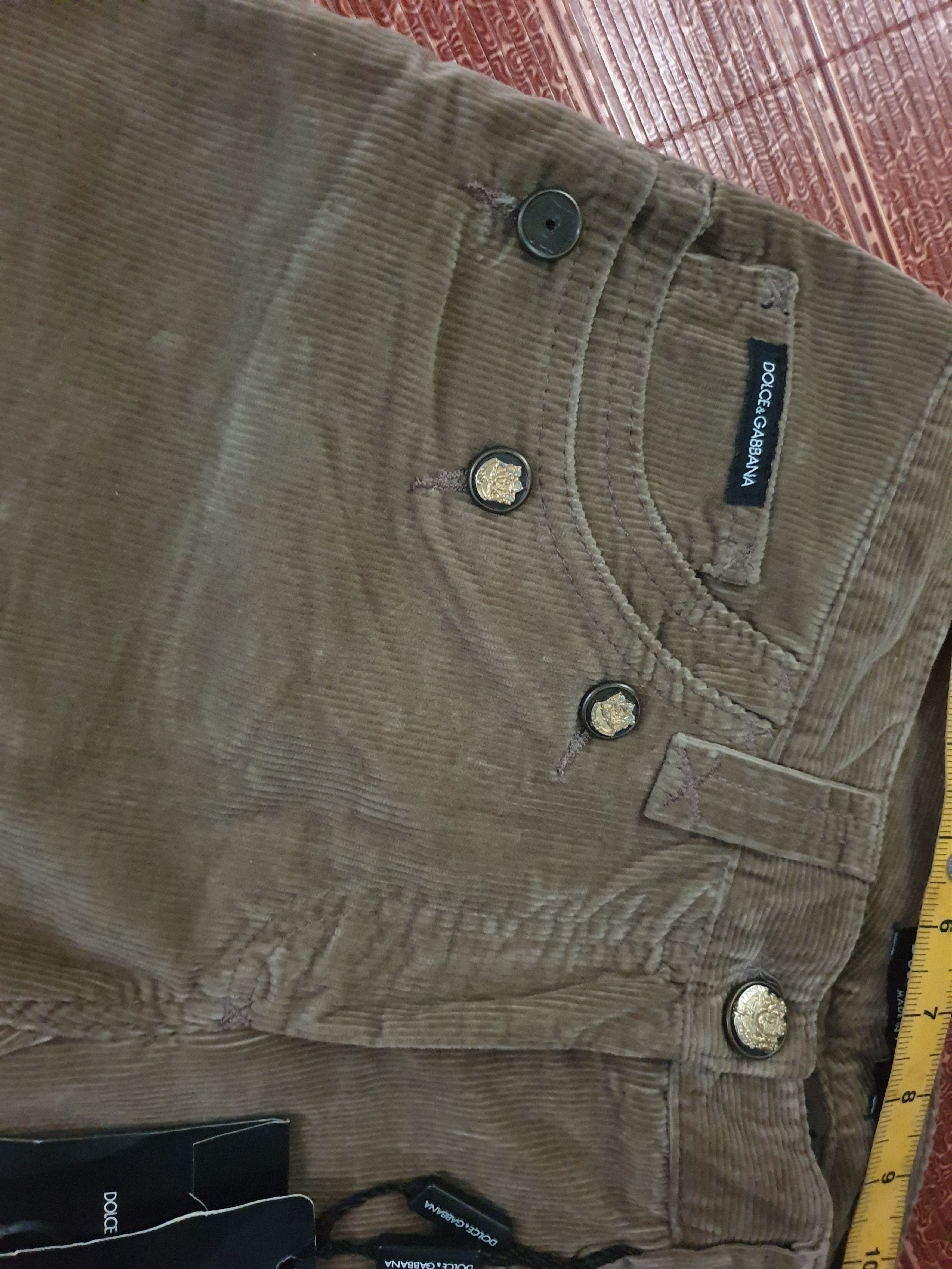 Dolce & Gabbana 💥Dolce & Gabbana Cudroy Chocolate pant Size US 29 - 14 Thumbnail