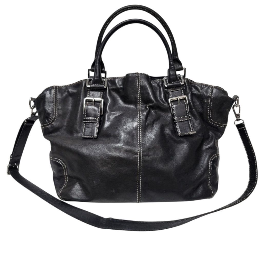Michael Kors Michael Kors Women's Drawstring Black Shoulder Satchel Bag Size ONE SIZE - 2 Thumbnail