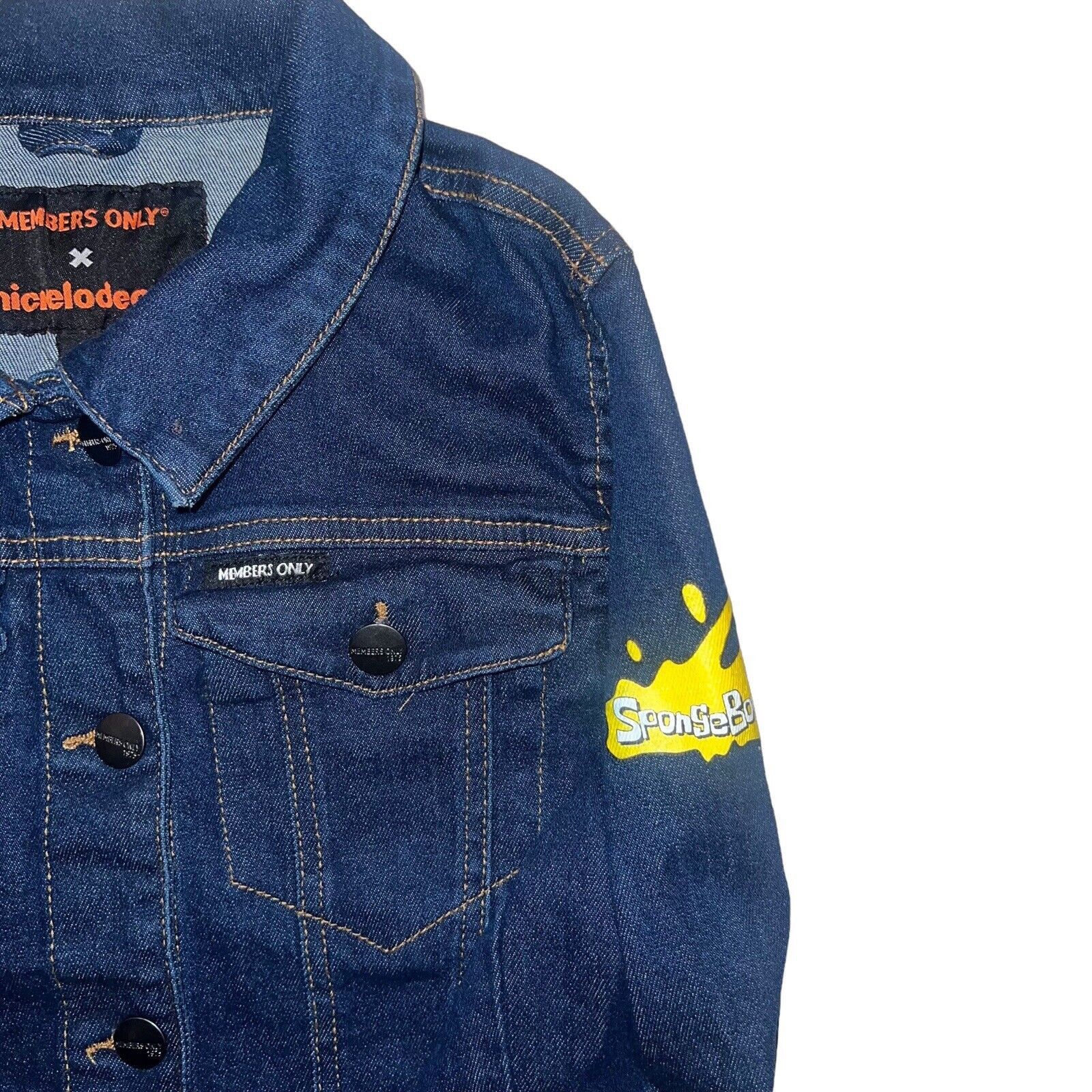 Members Only Members Only X Nickelodeon SpongeBob Square Pants Jean Jack Size L / US 10 / IT 46 - 3 Thumbnail