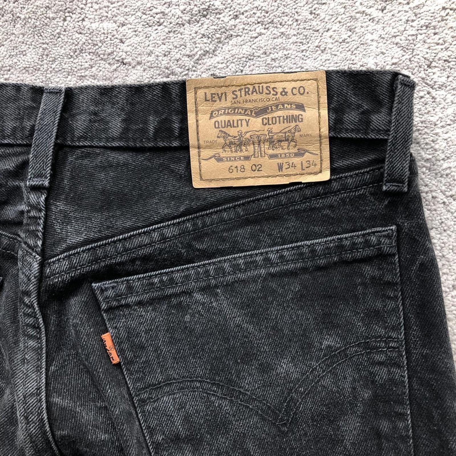 Levi's Vintage Levi’s 618 Orange Tab Denim Jeans Size US 34 / EU 50 - 4 Thumbnail