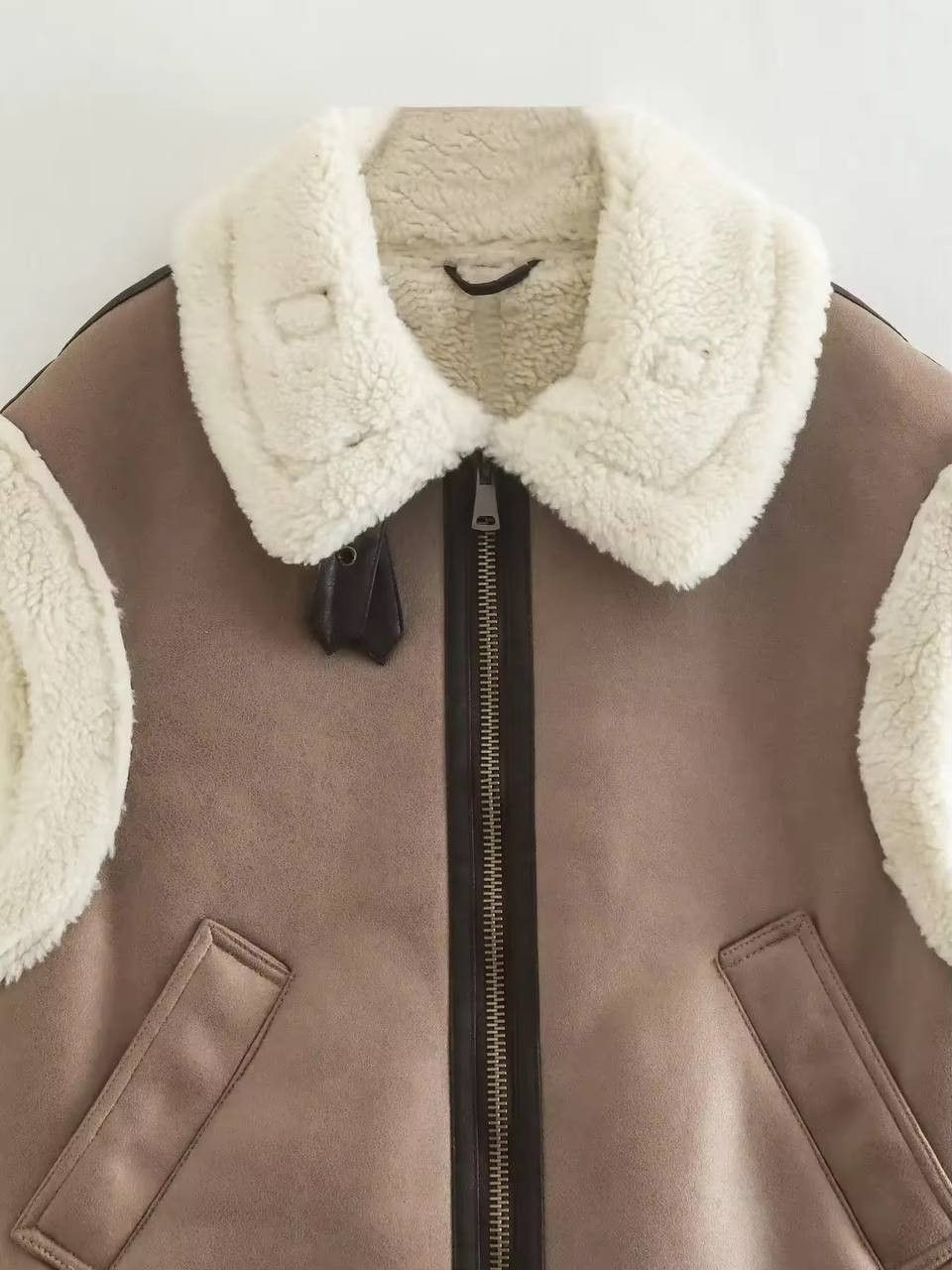 Japanese Brand × Vintage Leather fur sleeveless gilet. Size M / US 6-8 / IT 42-44 - 2 Thumbnail