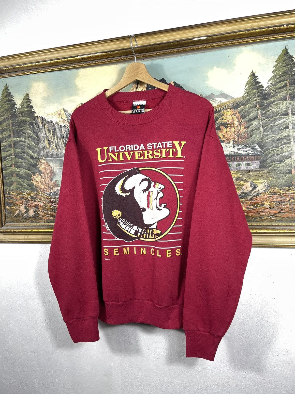 NFL × Vintage Washington Redskins Retro 90s Loose Boxy Crewneck NFL Size US L / EU 52-54 / 3 - 2 Thumbnail