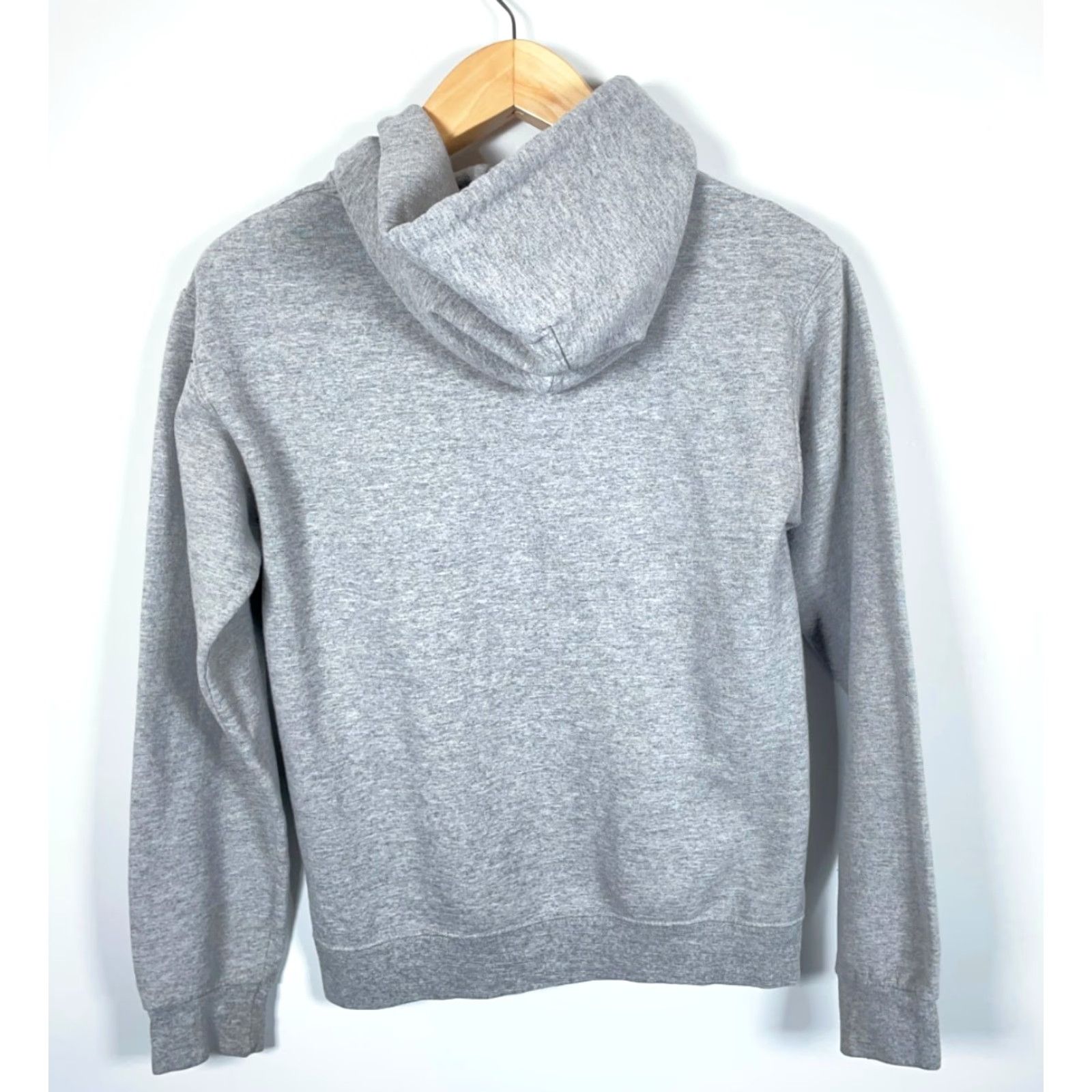 Vintage VINTAGE 90s Pullover Hoodie Shirt Adult Small Heather Gray Cotton Polyester Fleece Logo Tubular Lightweight Size US S / EU 44-46 / 1 - 2 Thumbnail