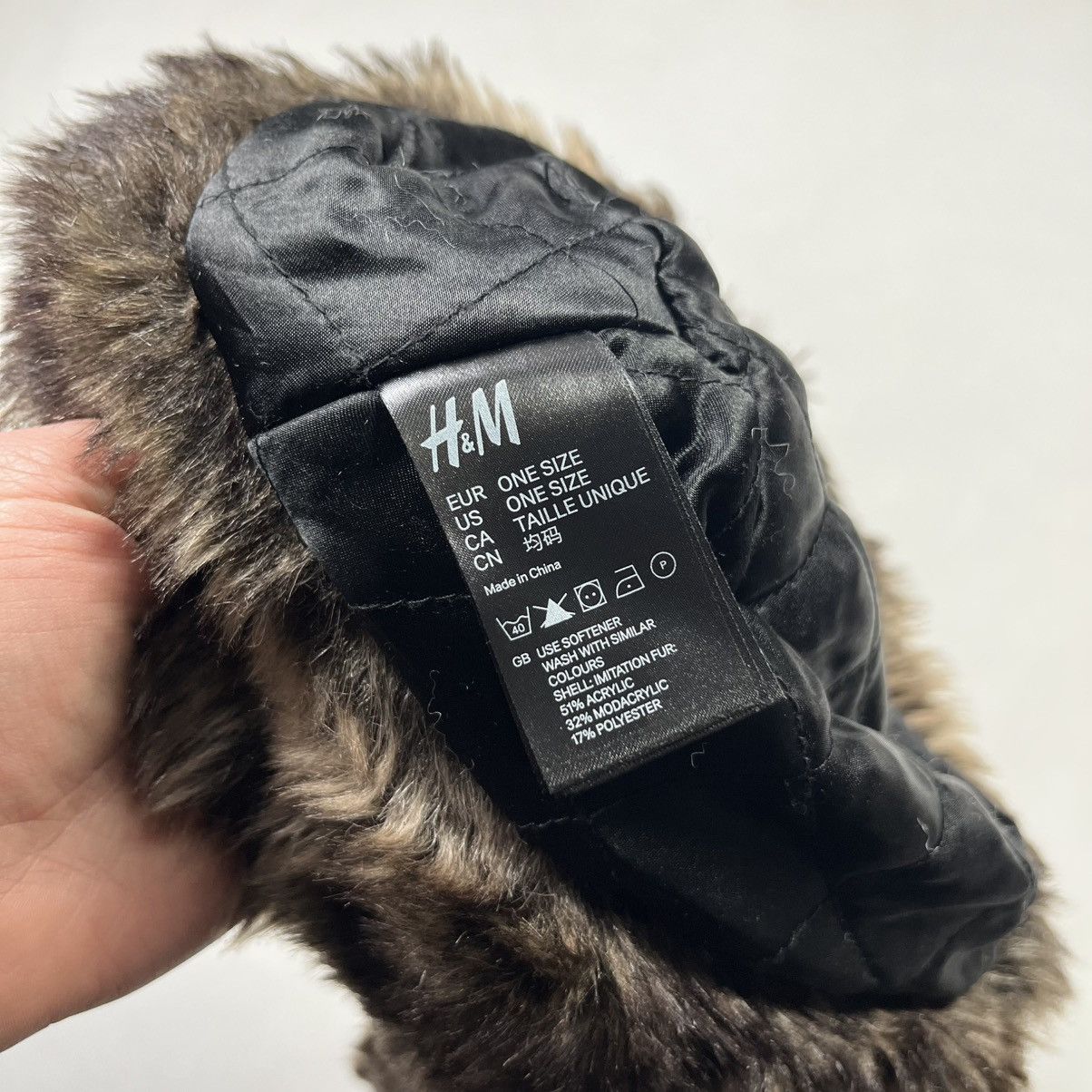 Hysteric Glamour Y2K Faux Fur Ushanka Vintage Fuzzy Warm Trapper Hat Size ONE SIZE - 5 Thumbnail