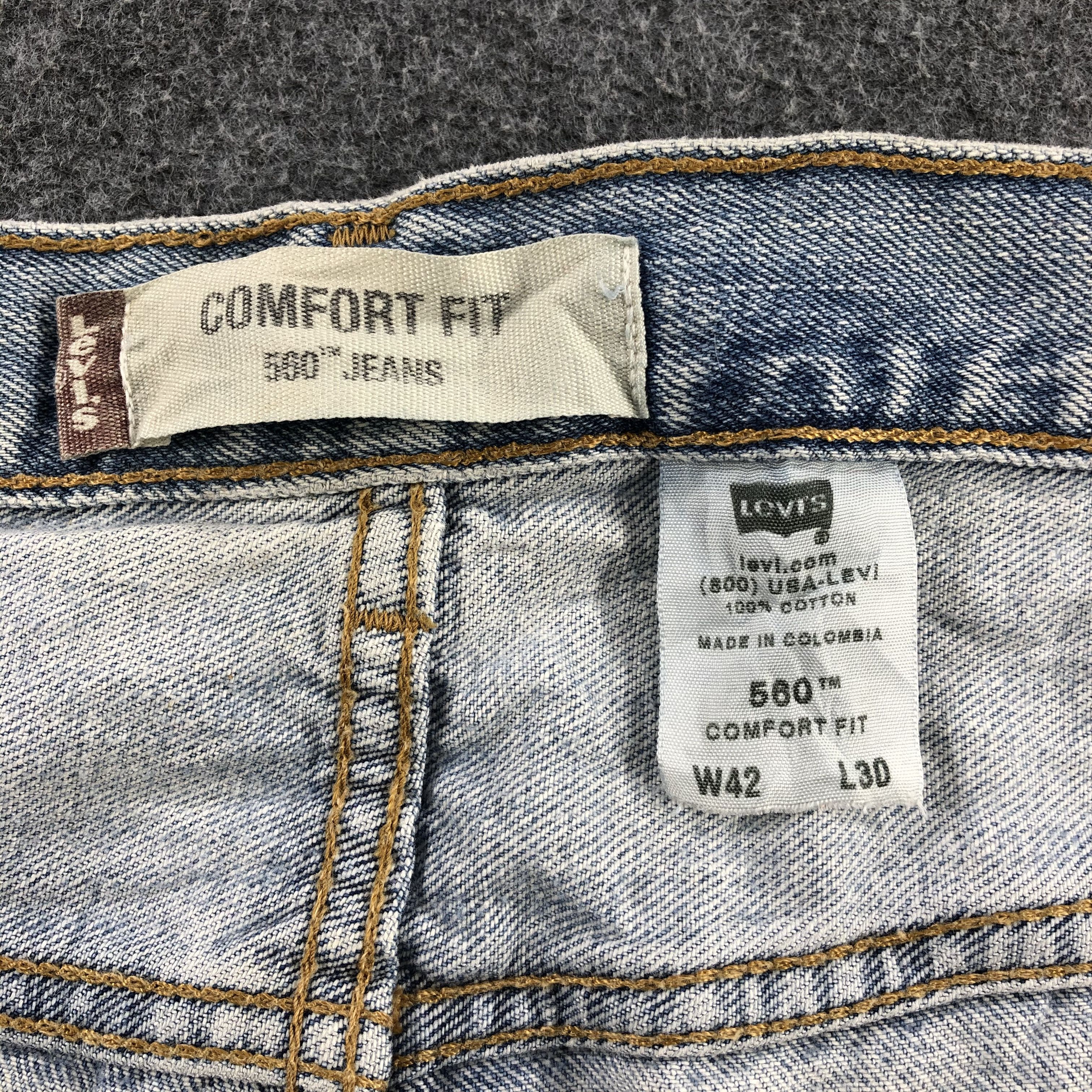Levi's × Vintage Vintage Light Wash Levis 560 Jeans-JM724 Size US 43 - 11 Thumbnail
