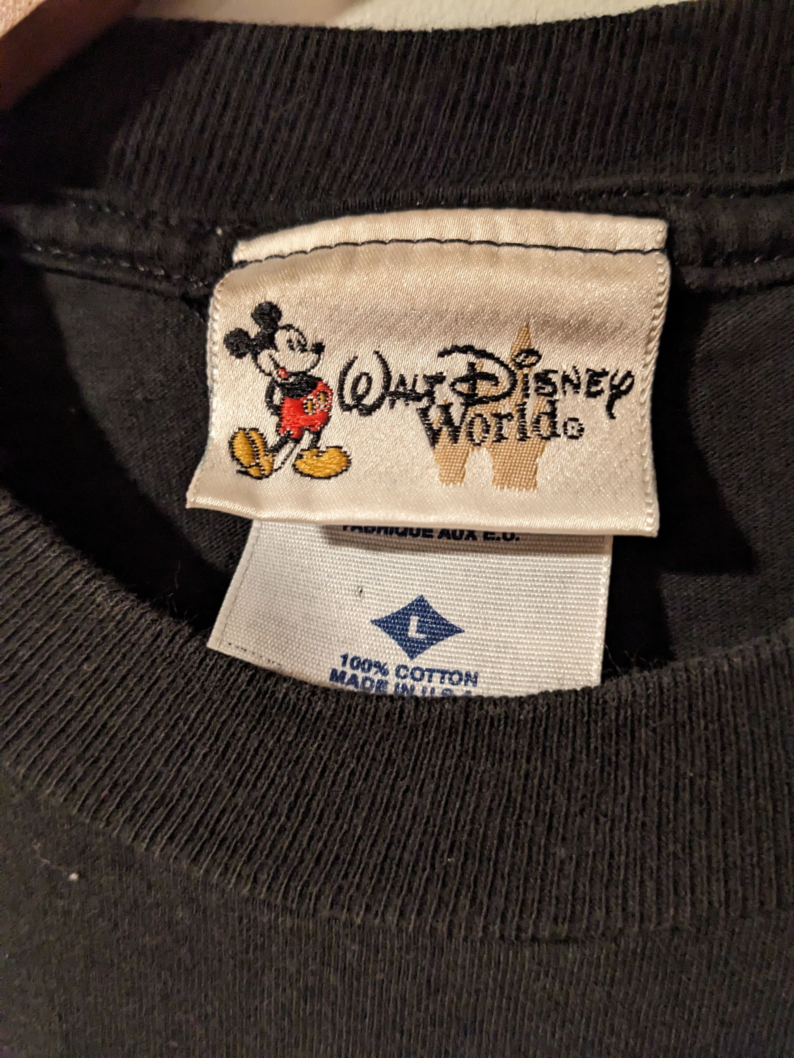 Vintage 90s Disney I Survived Tower of Terror Large T-Shirt