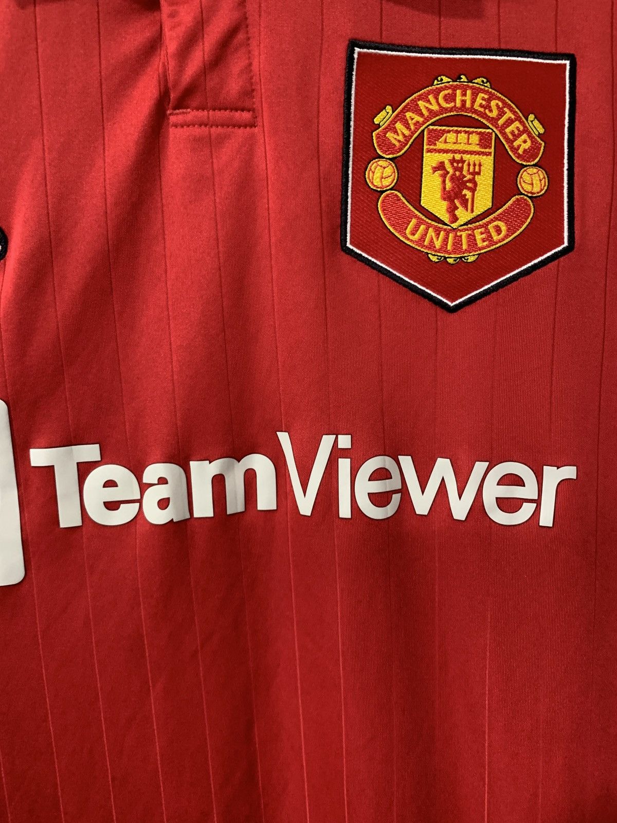 Adidas Manchester United 2022/23 Home Football Shirt Adidas Soccer Size US M / EU 48-50 / 2 - 7 Thumbnail