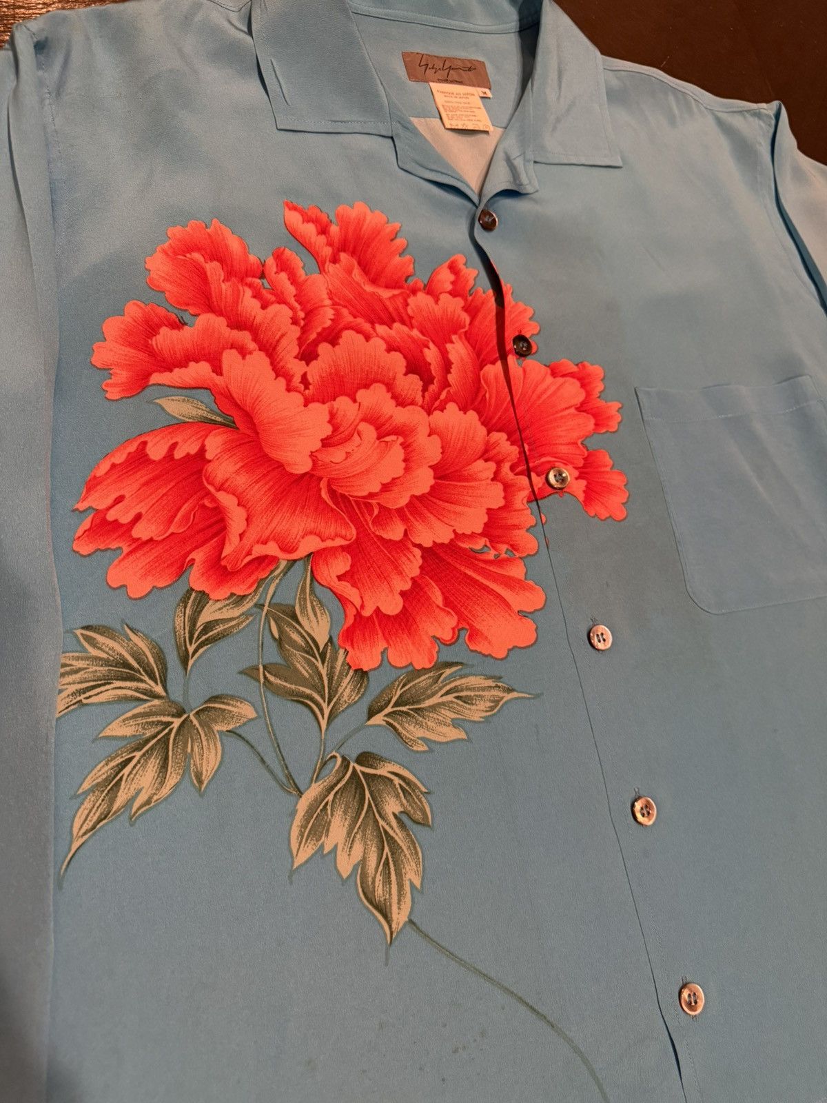 Yohji Yamamoto Yohji Yamamoto SS96 floral button up Size US XL / EU 56 / 4 - 2 Thumbnail