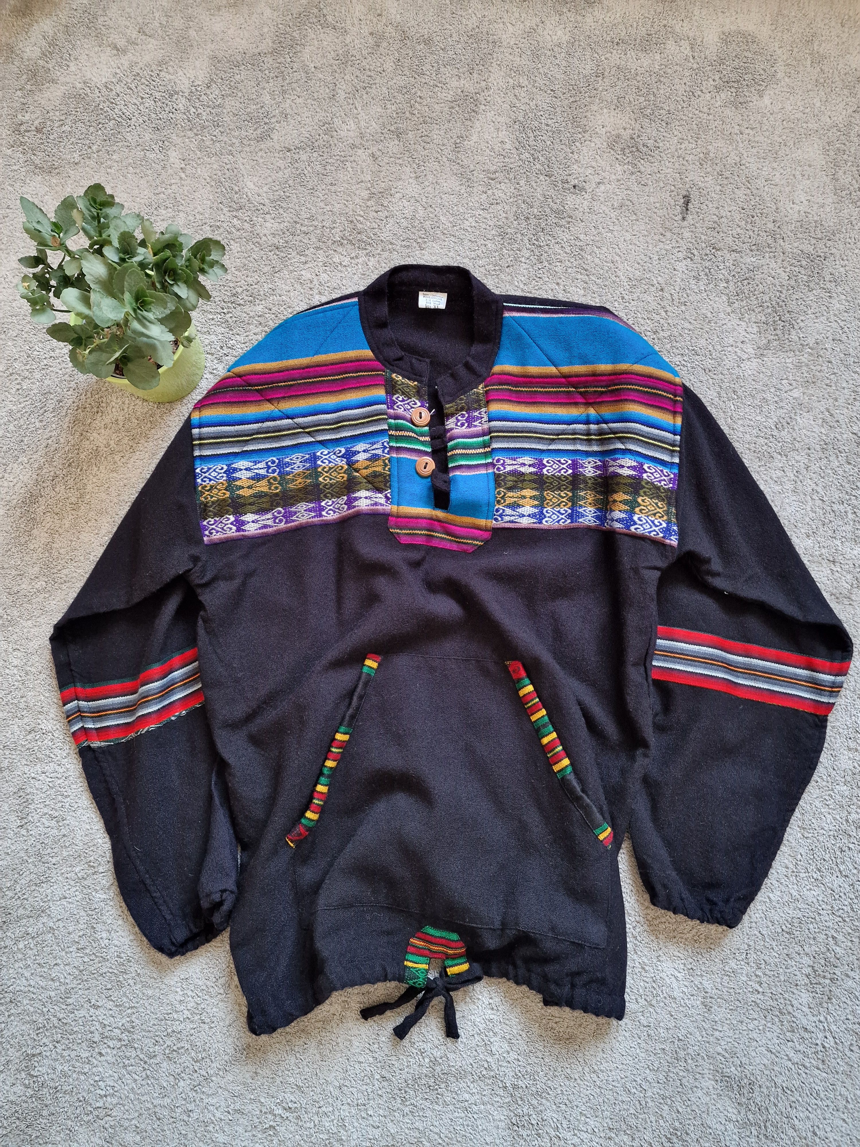 Other Authentic Ecuadorian Sweater – Otavalo Ethnic Design! Size US XL / EU 56 / 4 - 1 Thumbnail