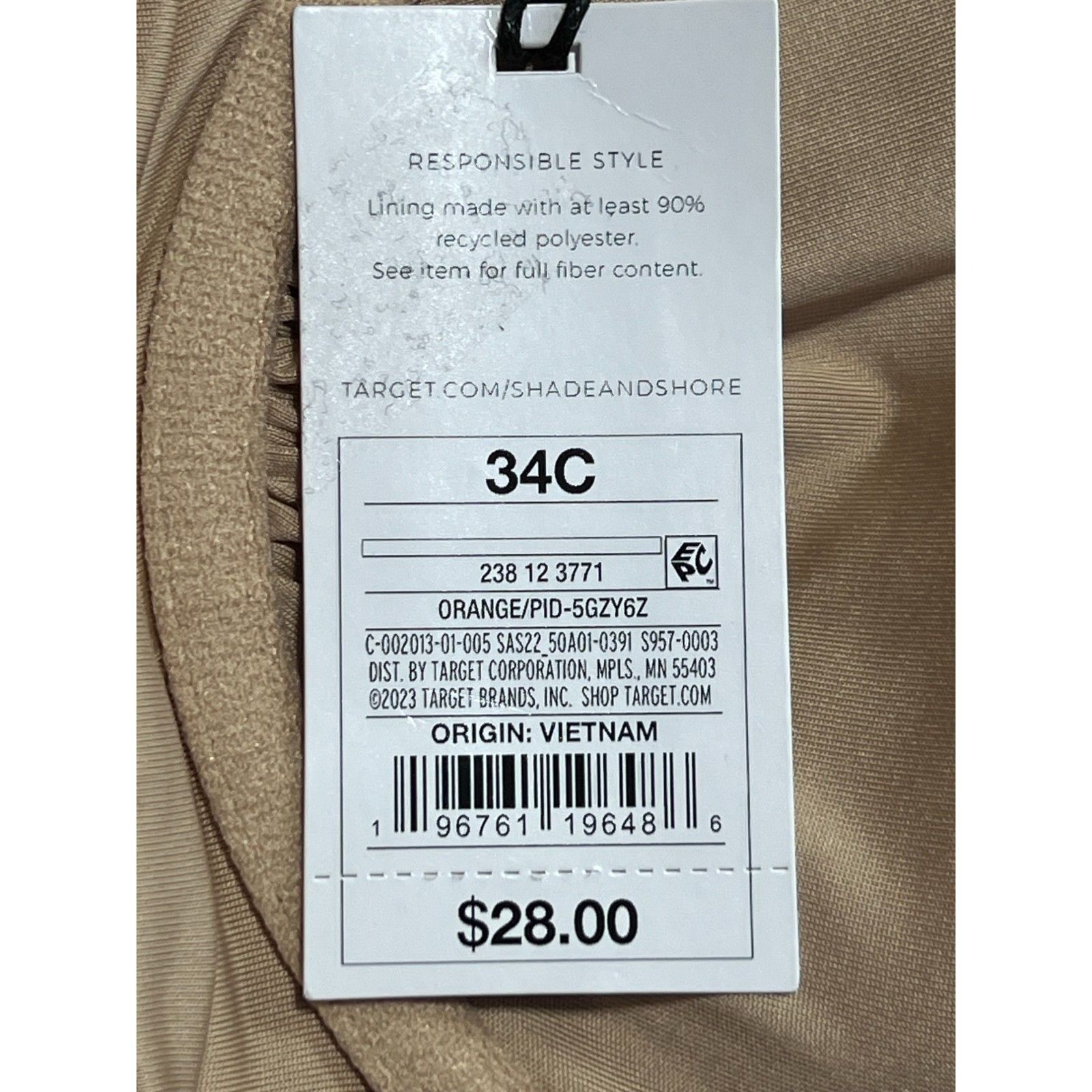 Other Shade & Shore - Women's Longline Cinch Front Keyhole Bikini Size ONE SIZE - 6 Thumbnail