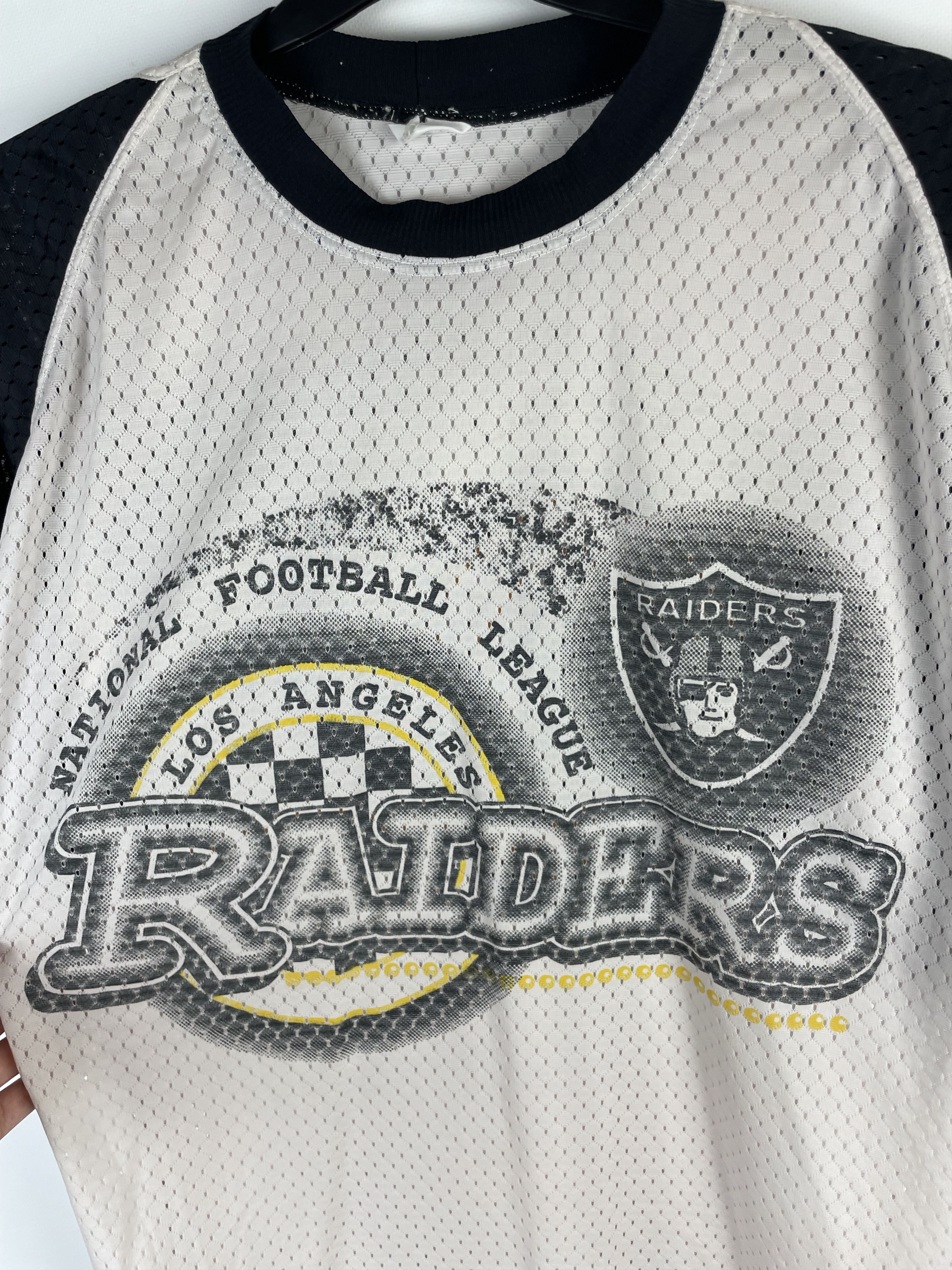 NFL Vintage 90s Los Angeles Raiders Football Jersey T-Shirt Size US XL / EU 56 / 4 - 4 Thumbnail