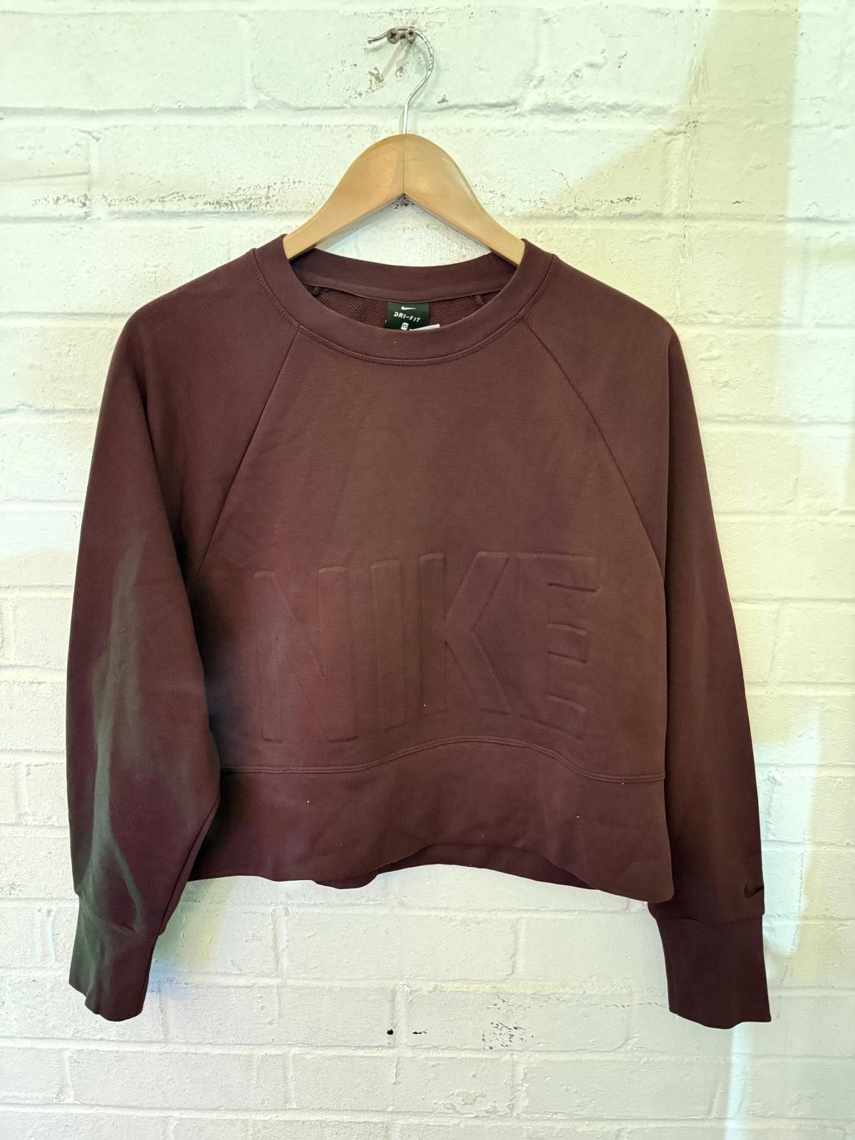 Nike Nike Women's Burgundy Sweatshirt Size S / US 4 / IT 40 - 2 Thumbnail