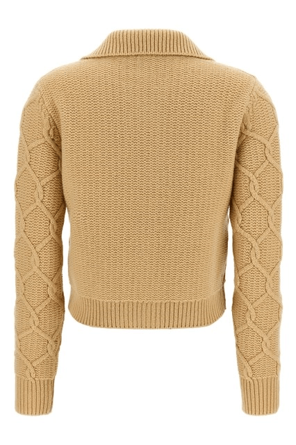 Etro ETRO Beige Wool Cardigan New & Authentic Size ONE SIZE - 2 Thumbnail
